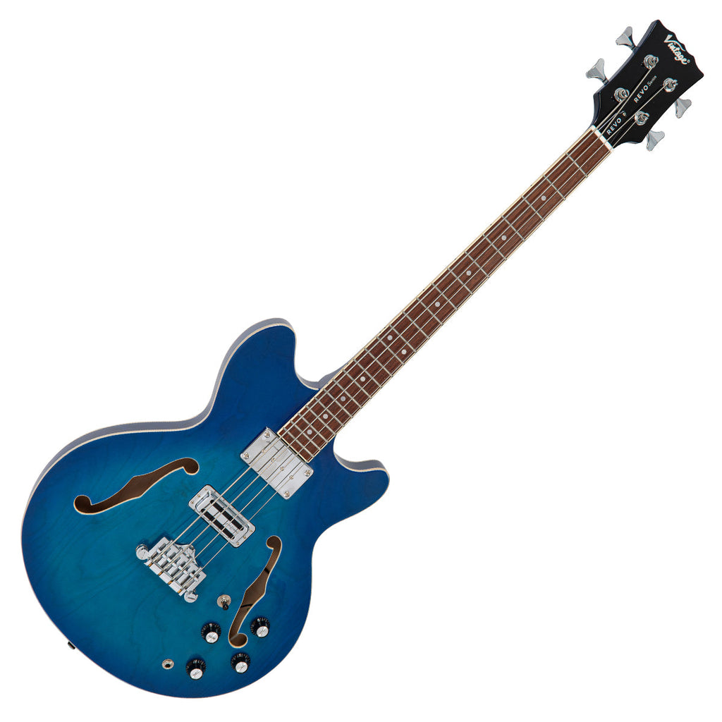 Blueburst Vintage REVO Series 'Supreme' Semi Acoustic Bass