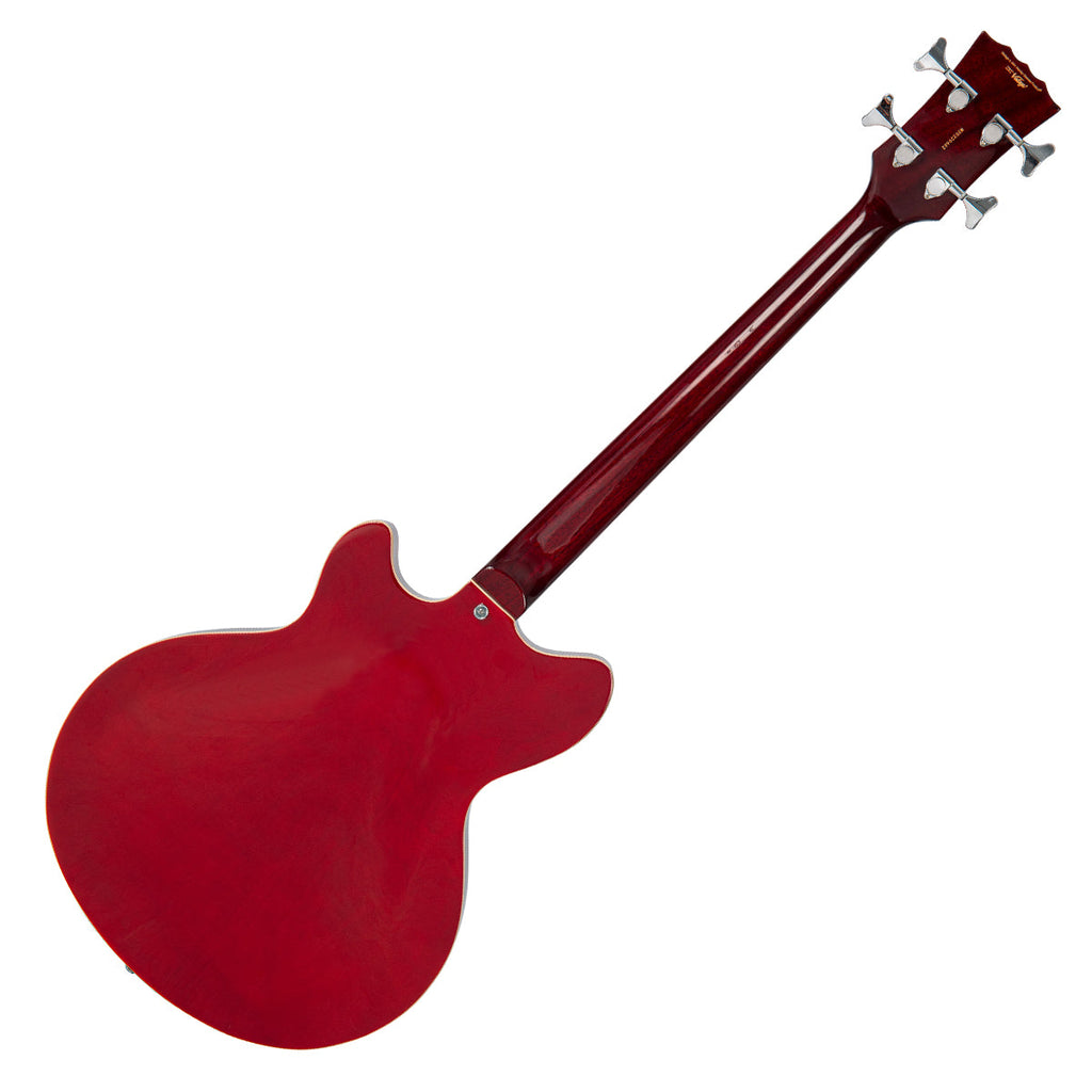 Cherry Red Vintage REVO Series 'Supreme' Semi Acoustic Bass