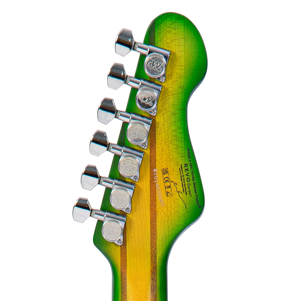 Green/Yellow Burst Vintage REVO Series 'Integra' Guitar