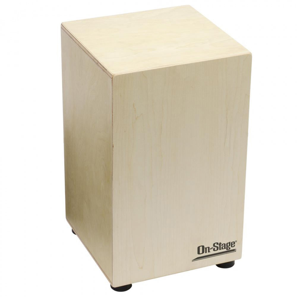 On-Stage Cajon w/Fixed Snare + Carry Bag