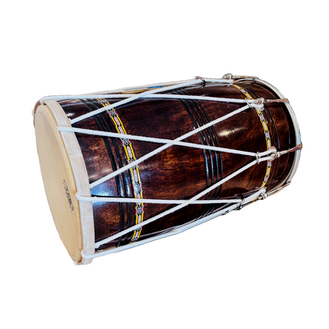 JAS Junior Dhol Drum Stained with all Accessories
