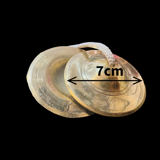 JAS Brass Manjira, Cymbals 7cm