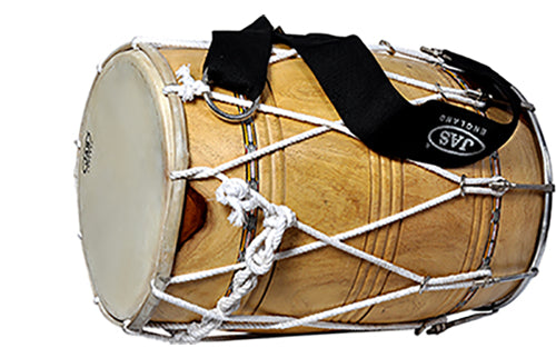 JAS Junior Dhol Drum Natural With all Accessories