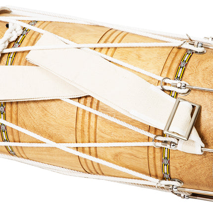 JAS Natural Dhol, Straight Barrel With all Accessories