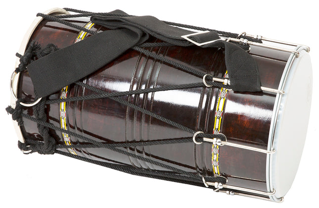 JAS Dhol Standard, straight barrel, stained body With all Accessories