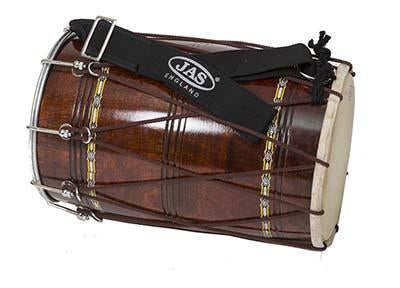 JAS Junior Dhol Drum Stained with all Accessories