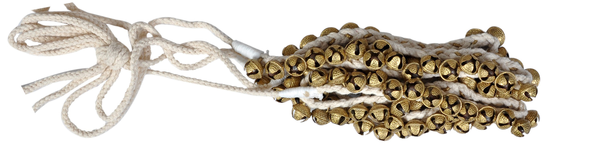 Brass Ghungroo Ankle Bells Velvet 4 Line Pad For Classical Kathak Dance With Adjustable Strap (Maroon Velvet,80 Bells