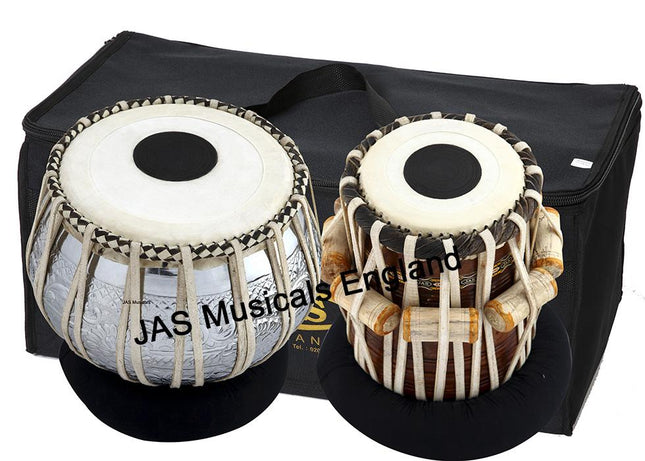 JAS Tabla Set Deluxe Premium Quality, With accessories