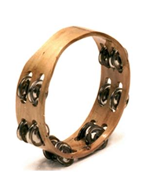 JAS Tambourine Wooden 10