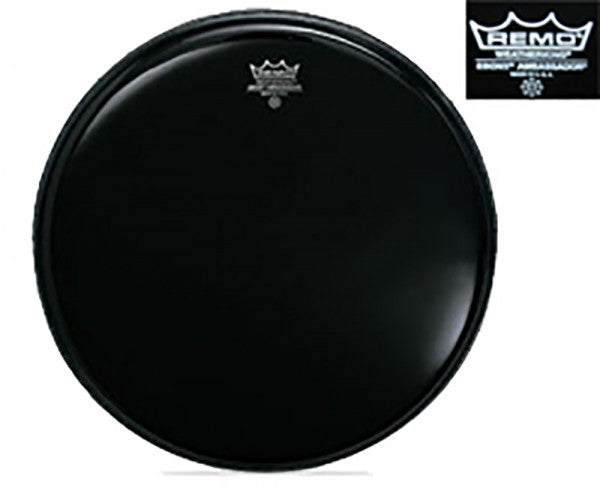 Remo Dhol Treble head - Ebony
