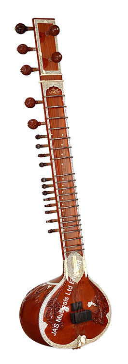 JAS Sitar Art Patta Standard quality Ravi Shankar style with Hardcase