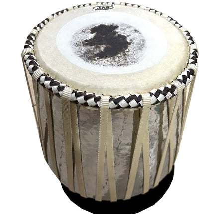 JAS Tabla Dhama, Bayan Made of Brass chrome plated,