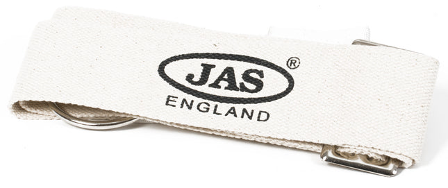 JAS Dhol Belt Adjustable White 3 Inch